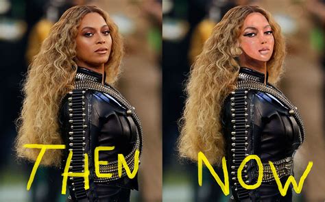 beyonce looking high|beyonce then and now pics.